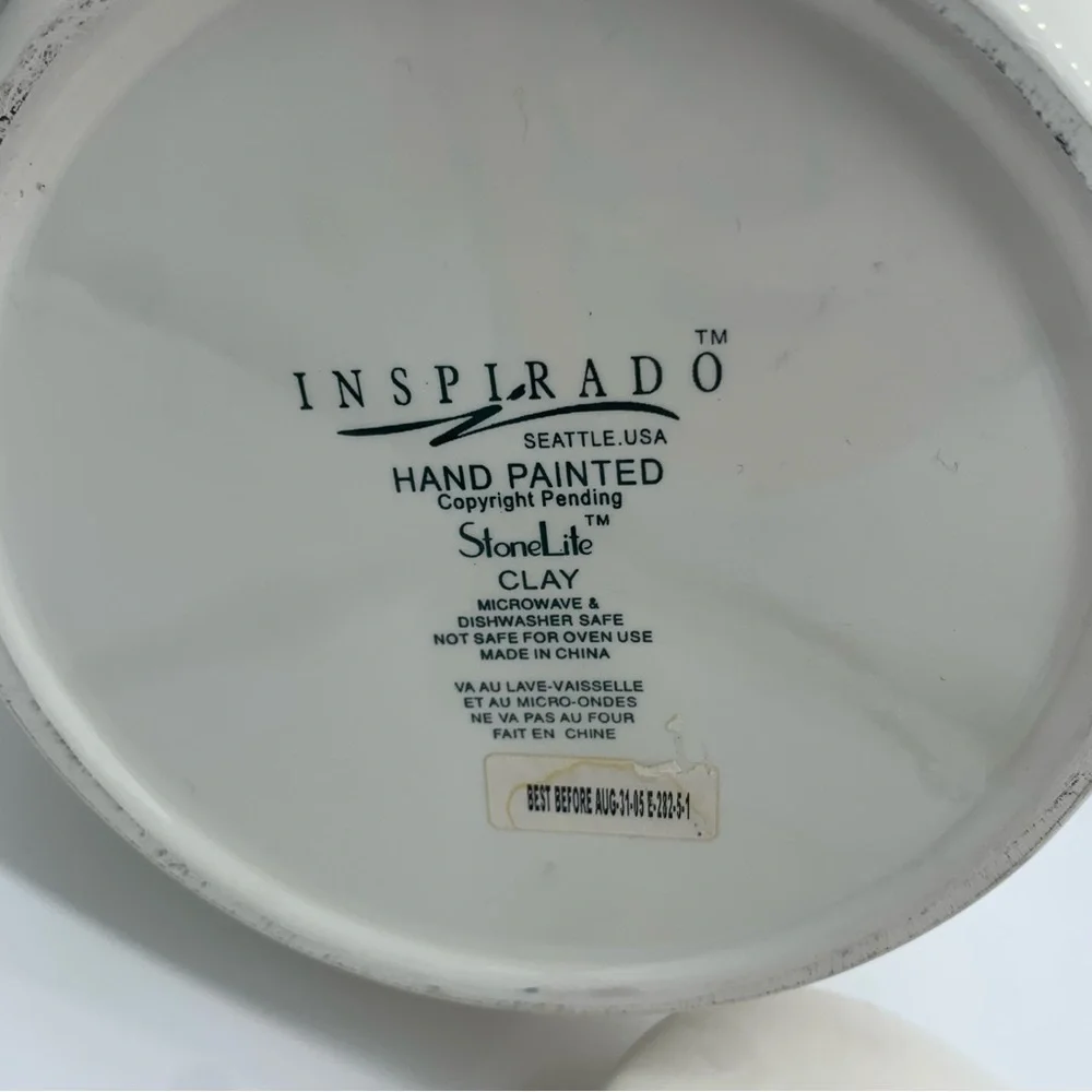 SOLD!! Inspirado Doggie Treat Canister Dog Biscuit Cookie Jar Ceramic - Picture 8 of 8